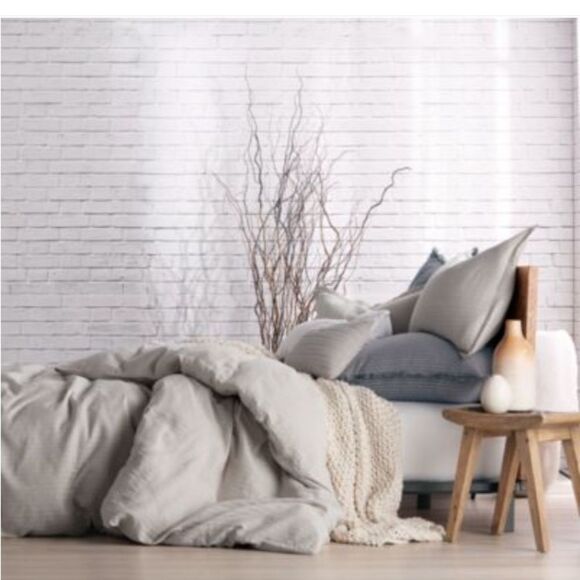 DKNY Pure Comfy Comforter
Set, Full/Queen. Color: Platinum - Picture 2 of 2